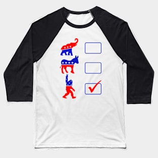 Elect Sasquatch | Elect Bigfoot | Vote for Bigfoot | Vote For Sasquatch Baseball T-Shirt